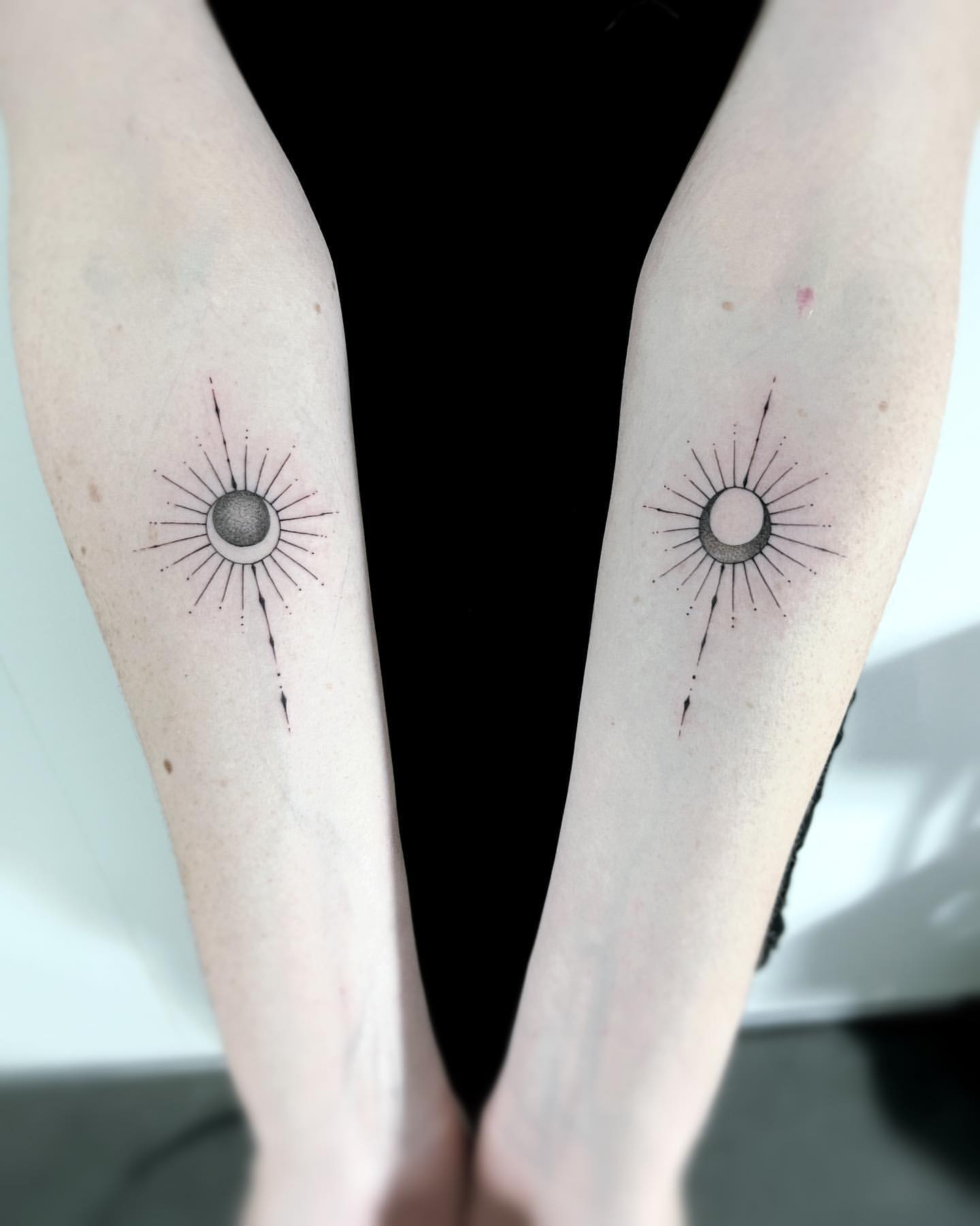Sun and Moon Tattoo Ideas 21