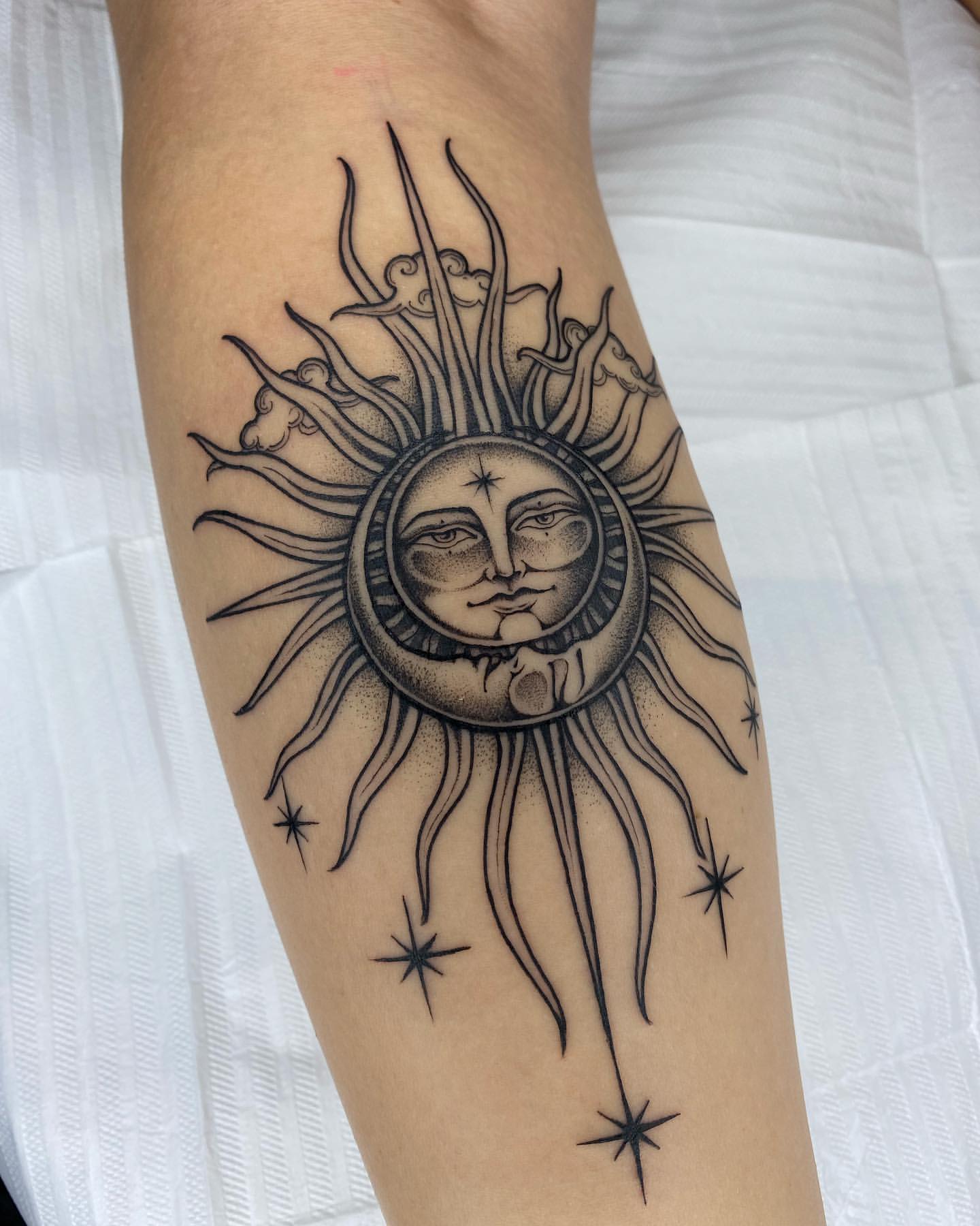 Sun Tattoo Ideas 21