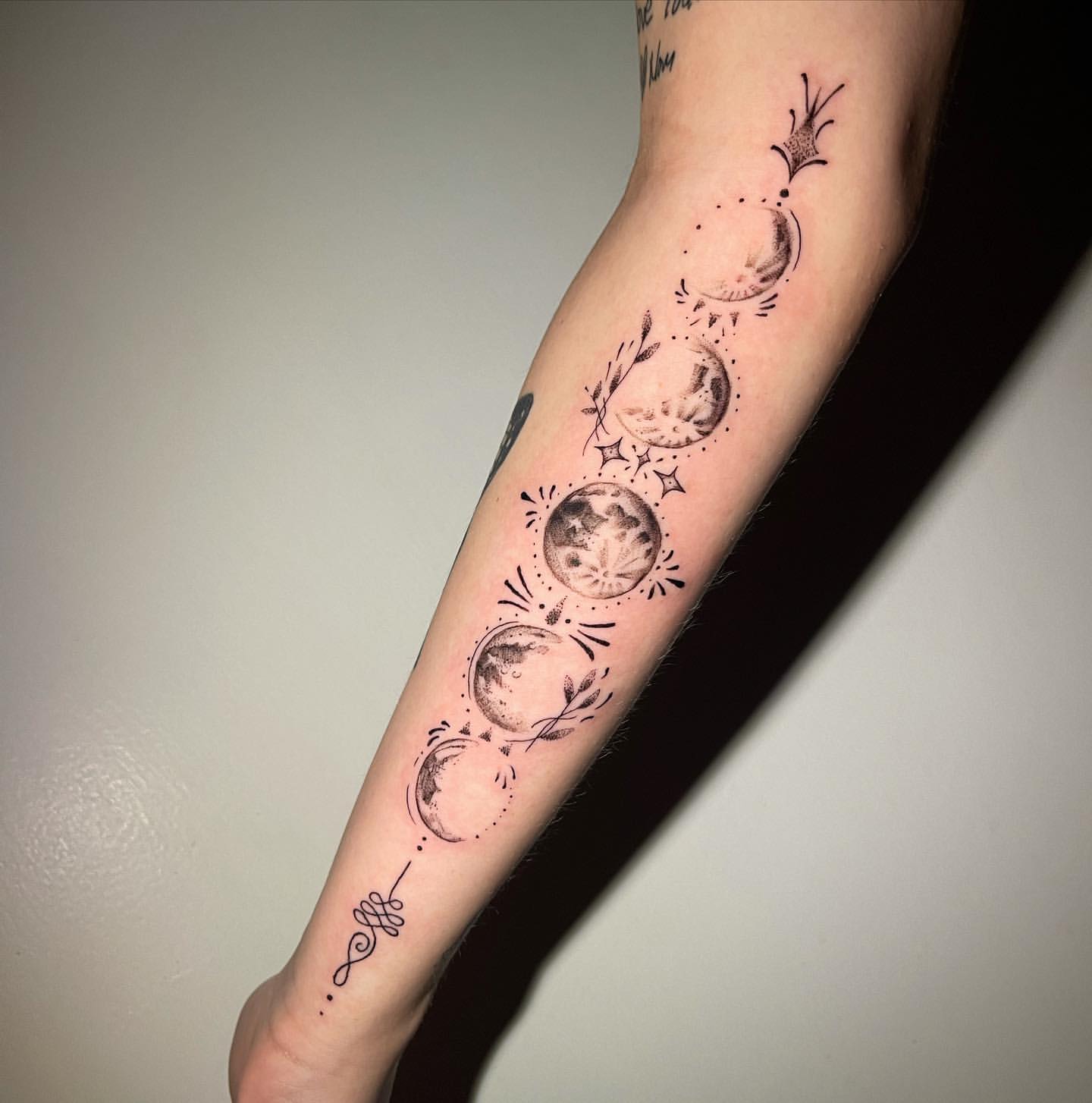 Moon Phases Tattoo Ideas 29